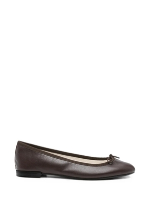 Repetto bow-detail ballet flats - Brown