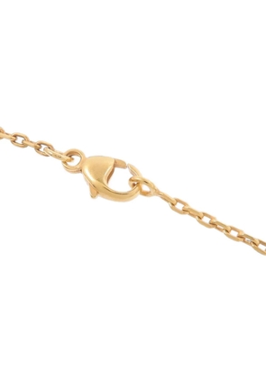Hermès Pre-Owned 2021 O'Kelly leather and metal necklace - Grey