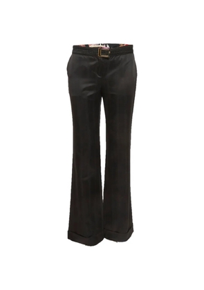 Roberto Cavalli satin trousers - Black