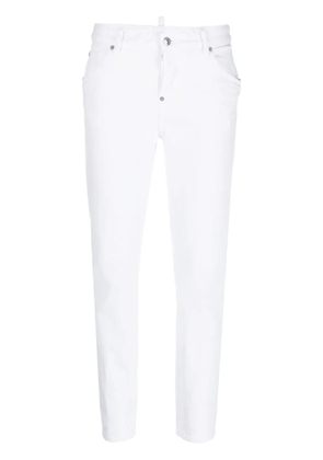 DSQUARED2 straight-leg cropped jeans - White