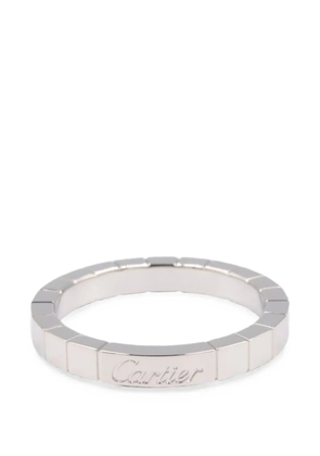 Cartier 2010s Laniere engraved-logo ring - Silver