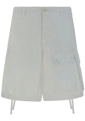 Ten C logo-appliqué bermuda shorts - White