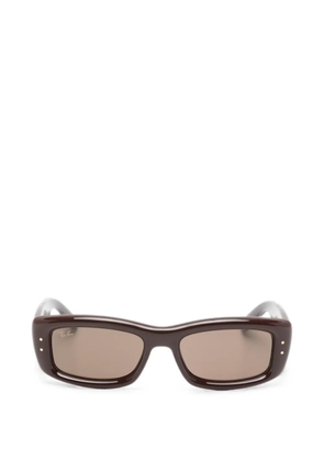 Ray-Ban A$AP Rocky Kiliane Puffer rectangle-frame sunglasses - Brown