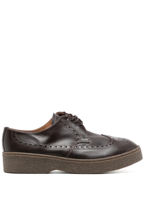 Comme des Garçons Homme Deux leather oxford brogues - Brown