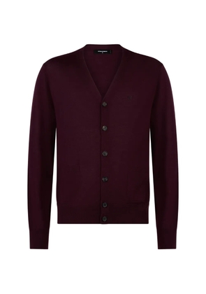DSQUARED2 D2-upside-down cardigan - Purple