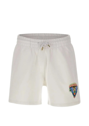 Casablanca Innocence Triangle graphic-print shorts - White