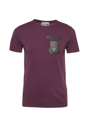 Moschino Pre-Owned logo-print T-shirt - Purple