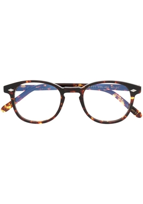 Lesca 711 tortoiseshell-effect glasses - Brown
