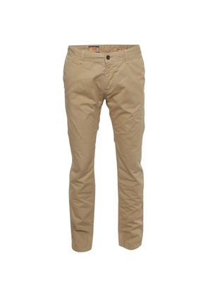 BOSS slim-fit cotton chino trousers - Neutrals