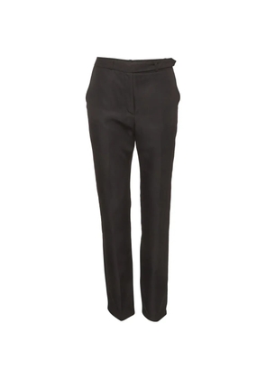 Paco Rabanne Pre-Owned straight-leg crepe trousers - Black