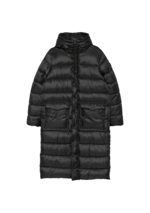 SERGIO MORETTI FIRENZE quilted hooded coat - Black