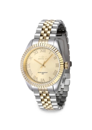 Invicta Specialty 36mm fluted bezel watch - Gold