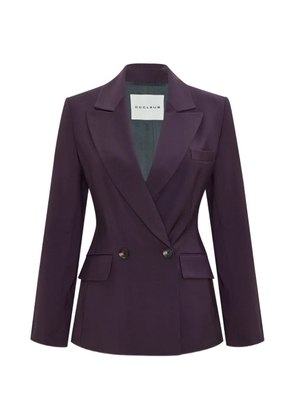 OCCLEUS Lauren double-breasted blazer - Purple