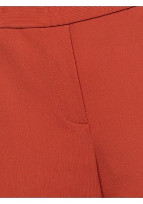 Theory textured straight-leg trousers - Orange