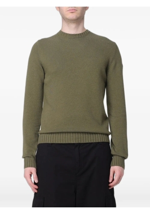 Colmar logo-patch crew-neck sweater - Green