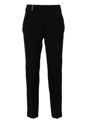 Peserico pressed-crease trousers - Black