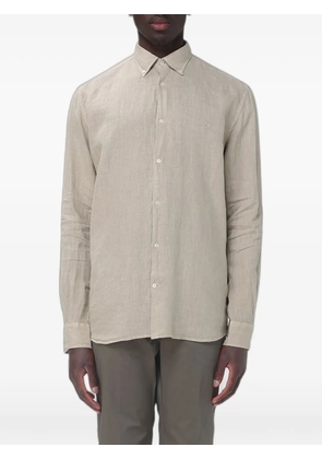 BROOKSFIELD embroidered-logo button-down shirt - Green
