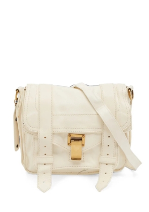 Proenza Schouler mini leather crossbody bag - White