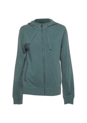 Dolce & Gabbana Pre-Owned zip-up knit hoodie - Green