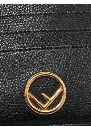 Fendi Pre-Owned 2022 F is Fendi leather card holder - Black