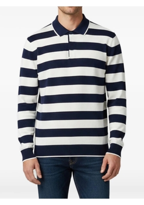 Carolina Herrera Vintage striped-pattern polo shirt - Blue