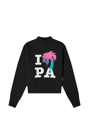 Palm Angels logo-print sweatshirt - Black