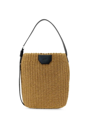 AllSaints Alba woven bucket bag - Neutrals