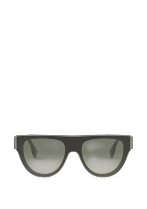 FENDI geometric-frame sunglasses - Green