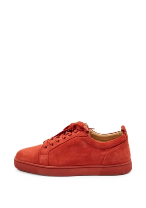 Christian Louboutin Pre-Owned suede sneakers - Red
