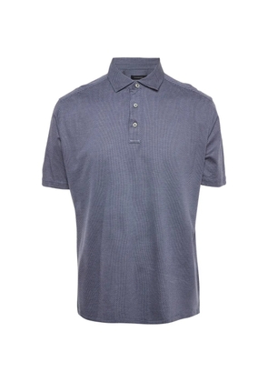 Ermenegildo Zegna Vintage knit polo shirt - Blue
