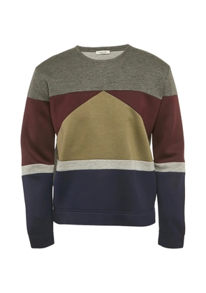 Valentino Garavani Pre-Owned paneled crew-neck sweatshirt - Grey