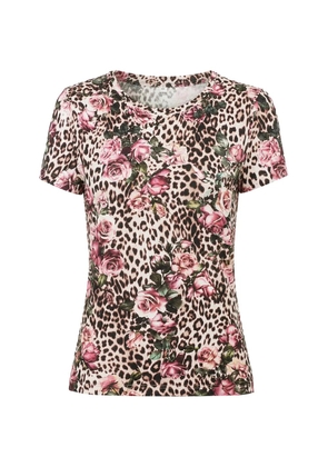 L'Agence Ressi cheetah-print T-shirt - Neutrals