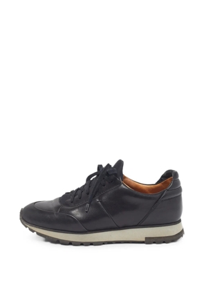 Santoni lace-up sneakers - Black