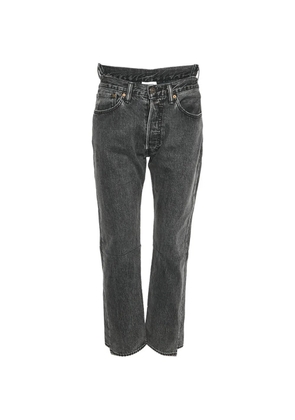 VETEMENTS x Levi's reworked high-waisted jeans - Black