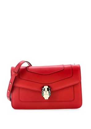 Bvlgari Pre-Owned Serpenti Forever Shoulder Bag Leather Small crossbody bag - Red