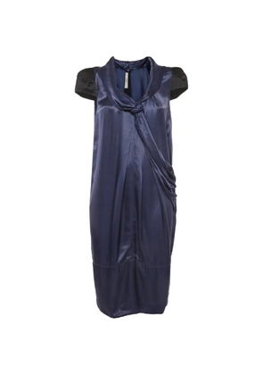 Prada Pre-Owned draped midi dress - Blue
