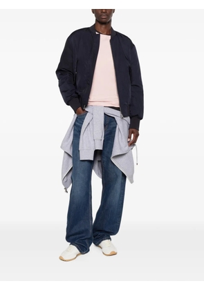 Closed logo-patch bomber jacket - Blue