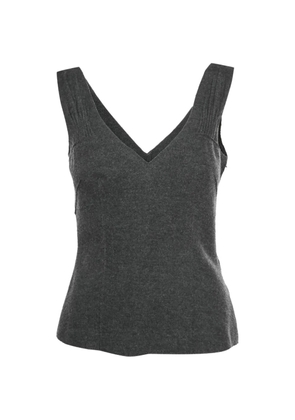 Prada Pre-Owned V-neck sleeveless top - Grey