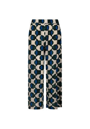 Weekend Max Mara geometric-print palazzo pants - Neutrals