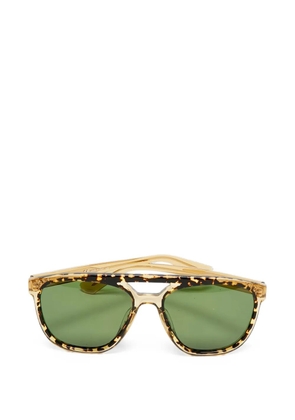 Ferragamo Pre-Owned square-frame sunglasses - Brown