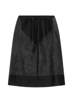 HERSKIND Kira semi-sheer midi skirt - Black