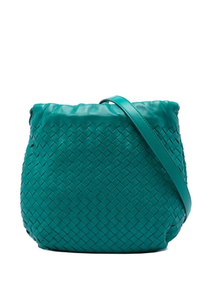 Bottega Veneta Pre-Owned 2010 Nappa Intrecciato Drawstring crossbody bag - Green
