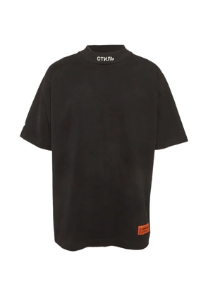 Heron Preston CTNMB patch T-shirt - Black