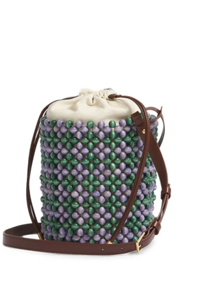 Marni lilac and green beads bag