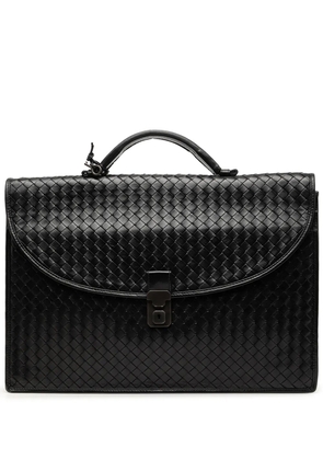 Bottega Veneta Pre-Owned 2012-2026 Nappa Intrecciato business bag - Black