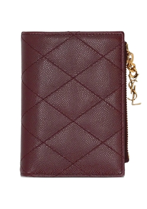 Saint Laurent Cassandre Bijou bi-fold wallet - Red