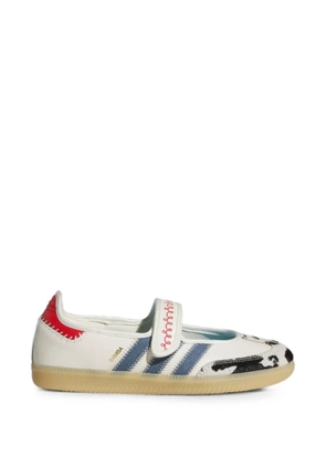 adidas x Toy Story Samba Jane cow-print ballet flats - White