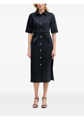 Barbour Sloane belted button-down midi dress - Blue
