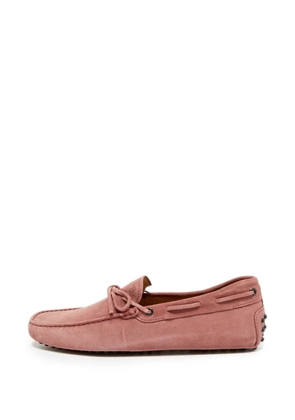 Tod's Vintage Gommino suede loafers - Pink