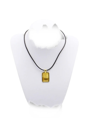 Ellery Aquarius rectangular-pendant necklace - Gold